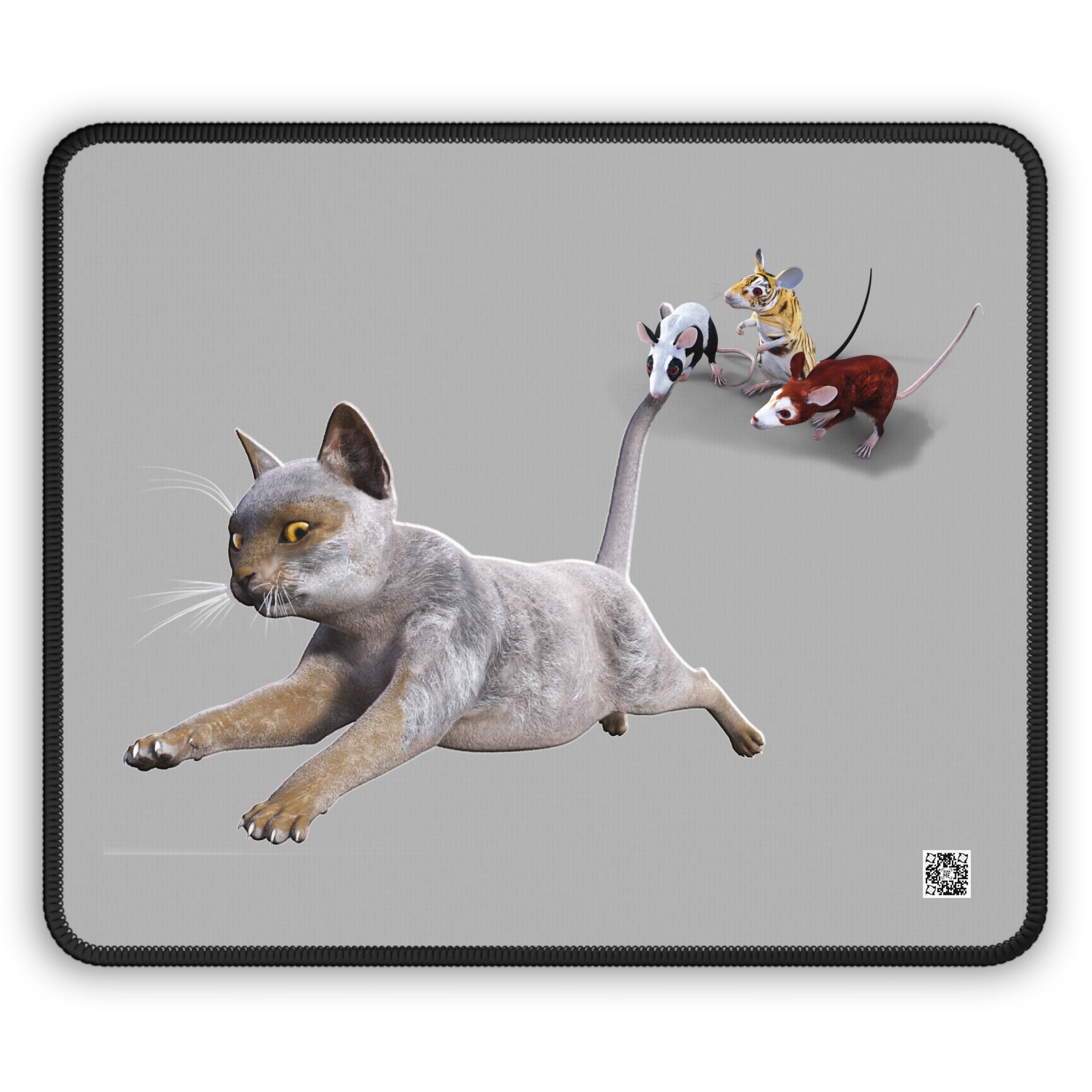 Werewolf Cat 3 MICE Gaming Mouse Pad 9" x 7"