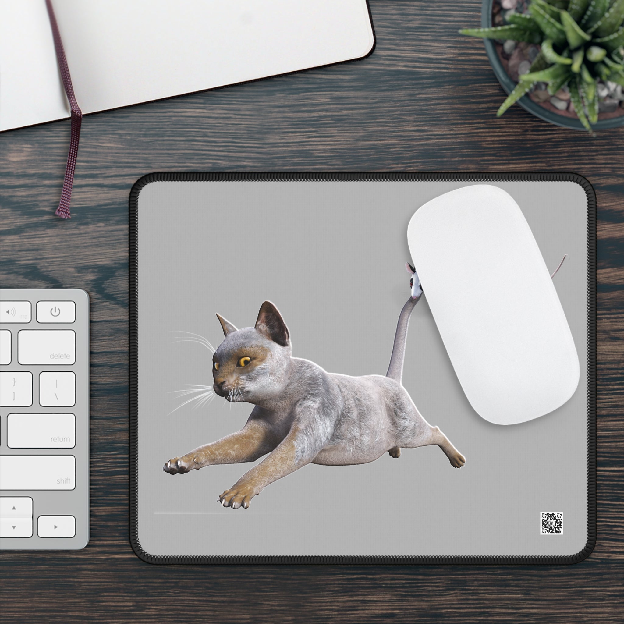 Werewolf Cat 3 MICE Gaming Mouse Pad 9" x 7"