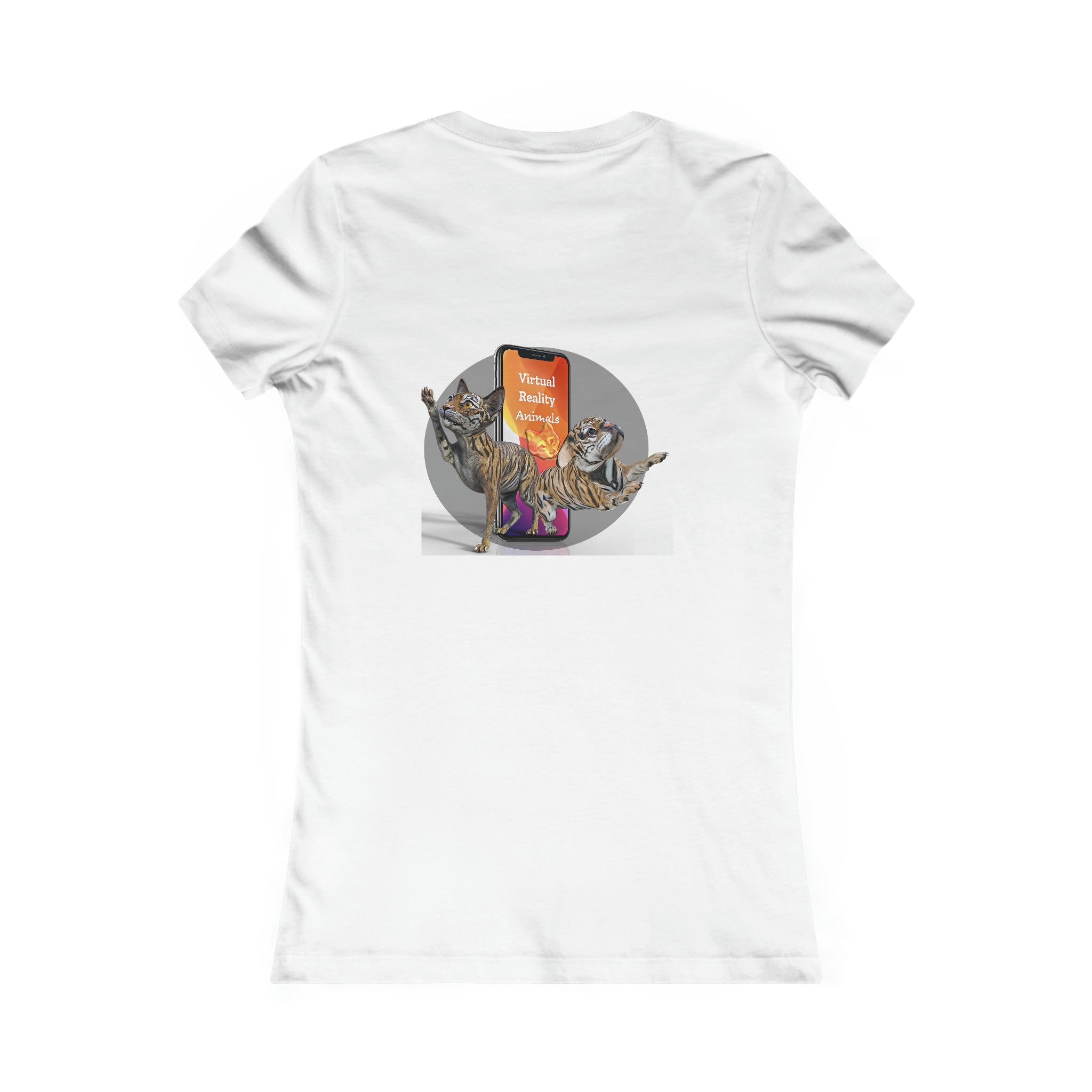 Tiger Frenchie (French Bulldog) PAWSHAKE ~ Women's Tee, slim fit - black or white