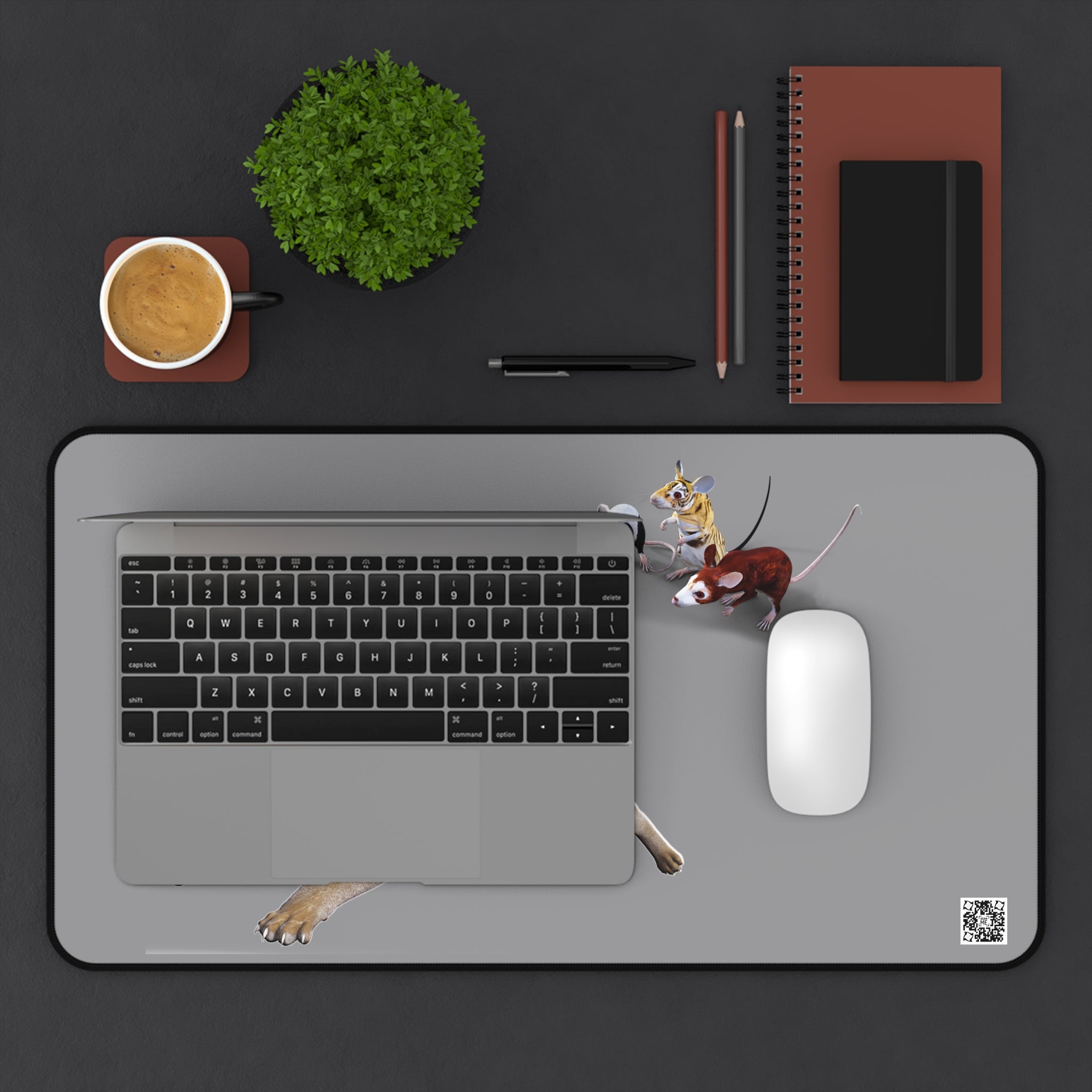 Werewolf Cat 3 MICE Desk Mat in 3 sizes
