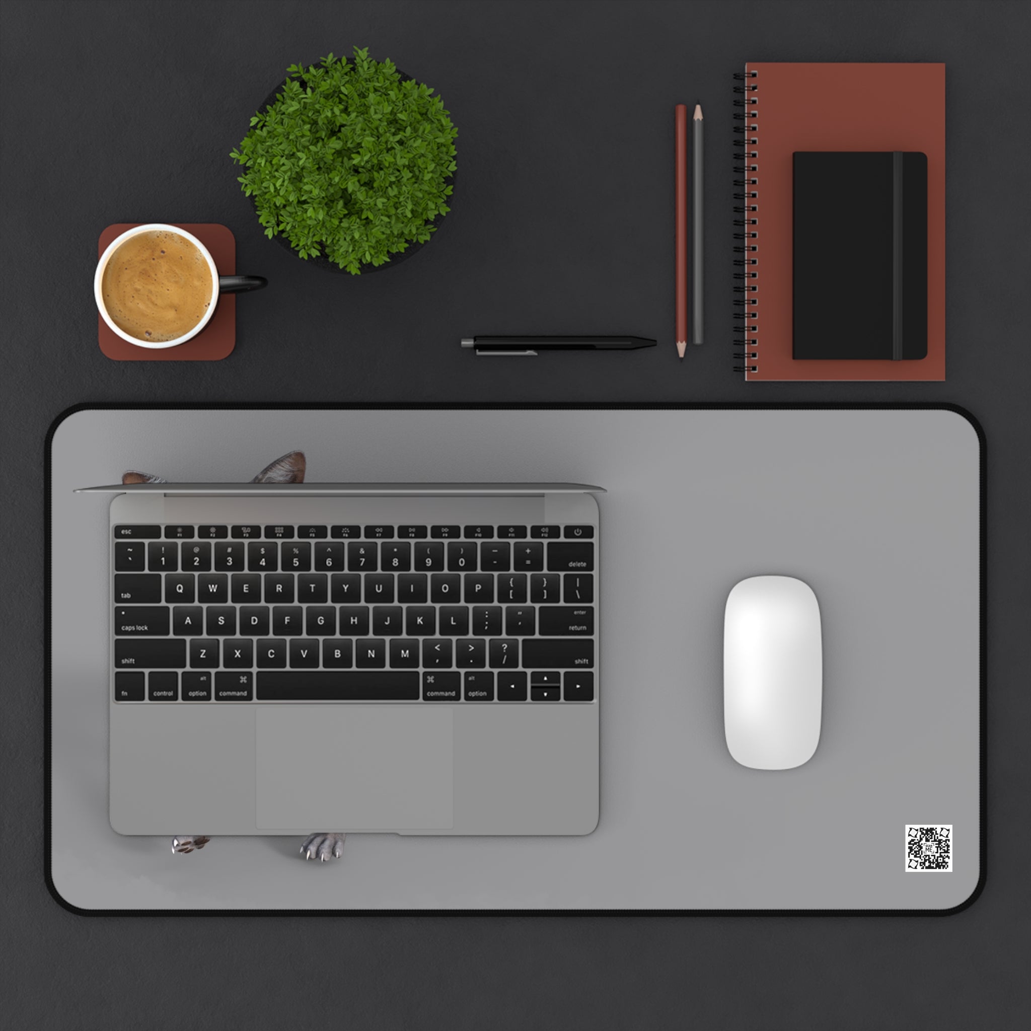Werewolf Cat FIERCE Desk Mat