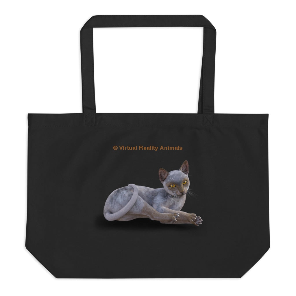 Wolfcat - Large Animal Print Tote Bag Tote