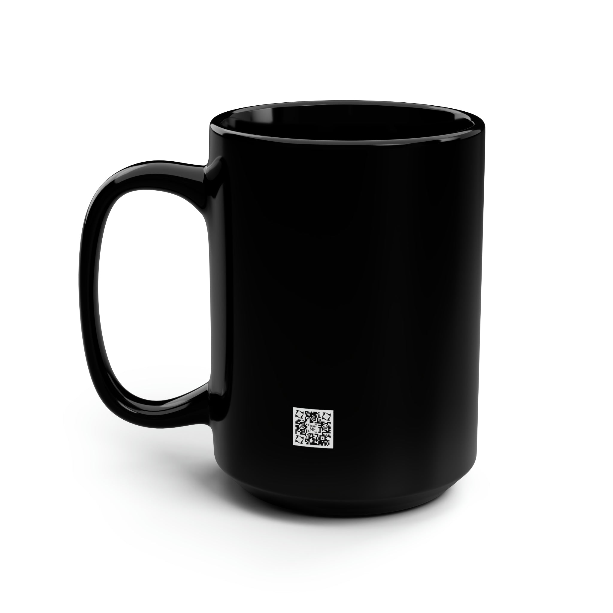 Tiger Frenchie (French Bulldog) TENNIS BALL ~ Black Mug, 15oz *Limited Edition