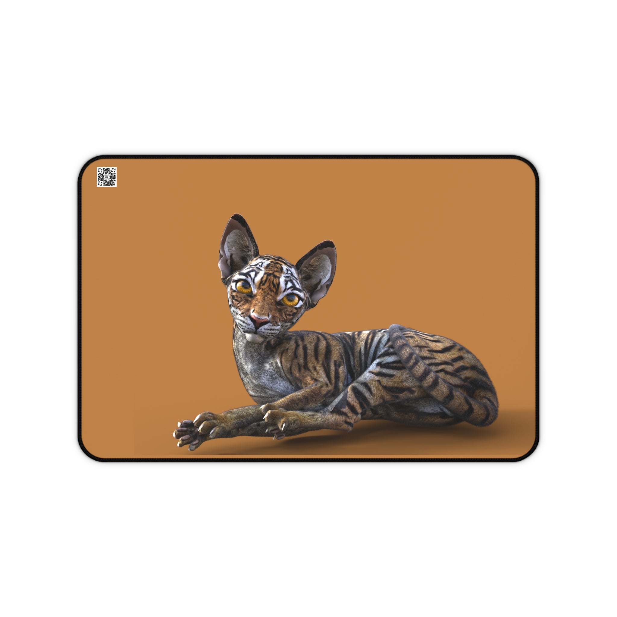 Tiger Sphynx Cat LOOKING AT YOU ~ Desk Mat