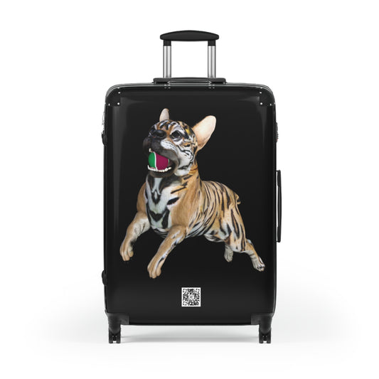 Tiger Frenchie (French Bulldog) TENNIS BALL ~ Suitcase *LIMITED EDITION