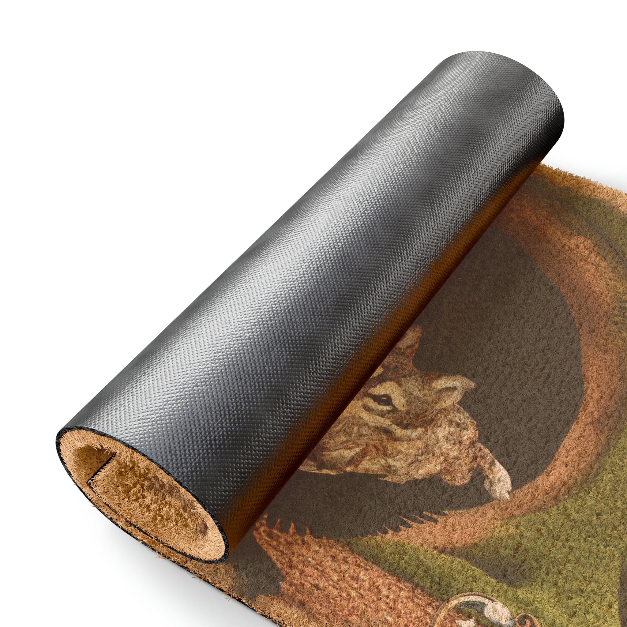 Anihowls™ ~ WOLF PUPS CROW CHAT Doormat