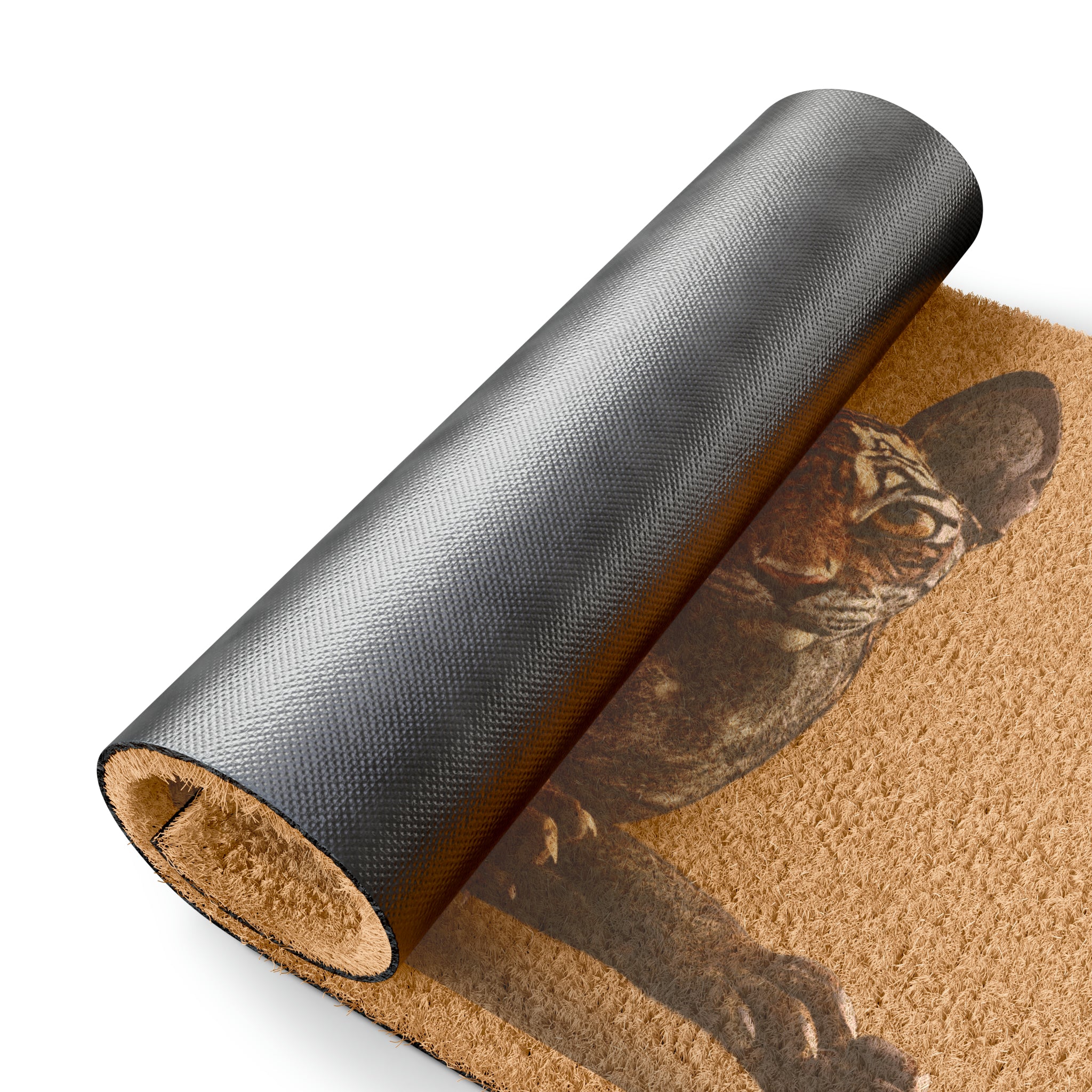 Tiger Sphynx Cat LOOKING AT YOU ~ Doormat