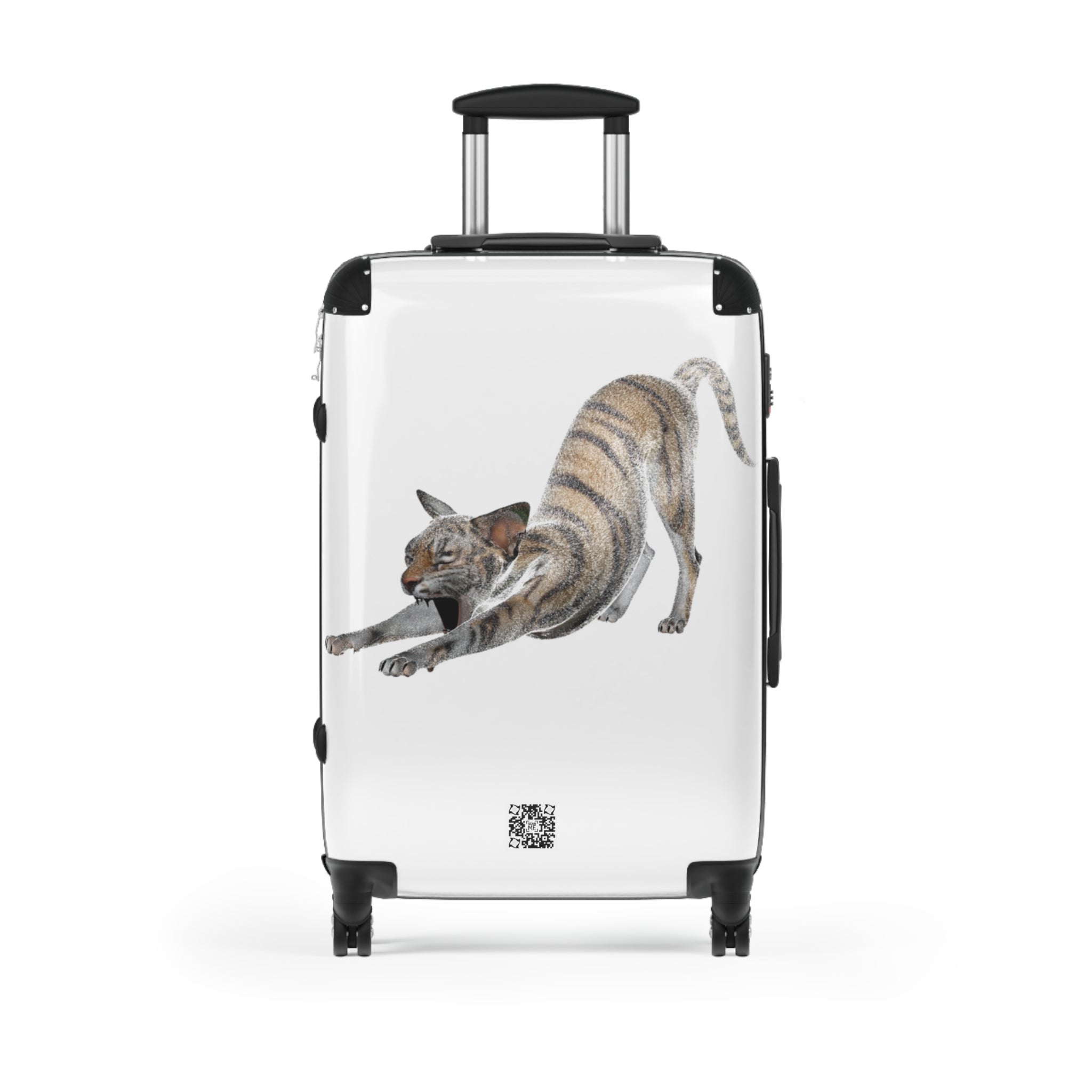 Tiger Sphynx Cat STRETCHING Suitcase in 3 sizes *Limited Edition