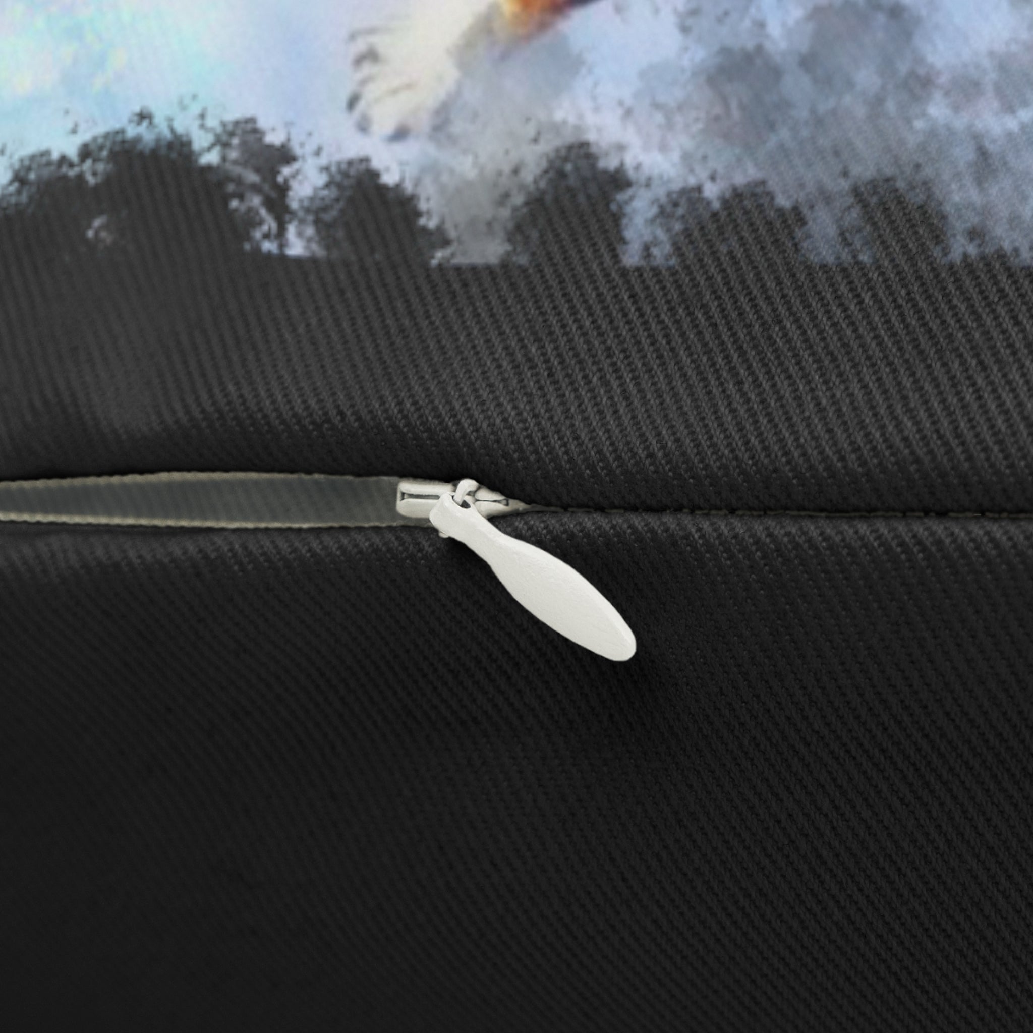 Anihowls™ Wolves WINTER POND Lumbar Pillow