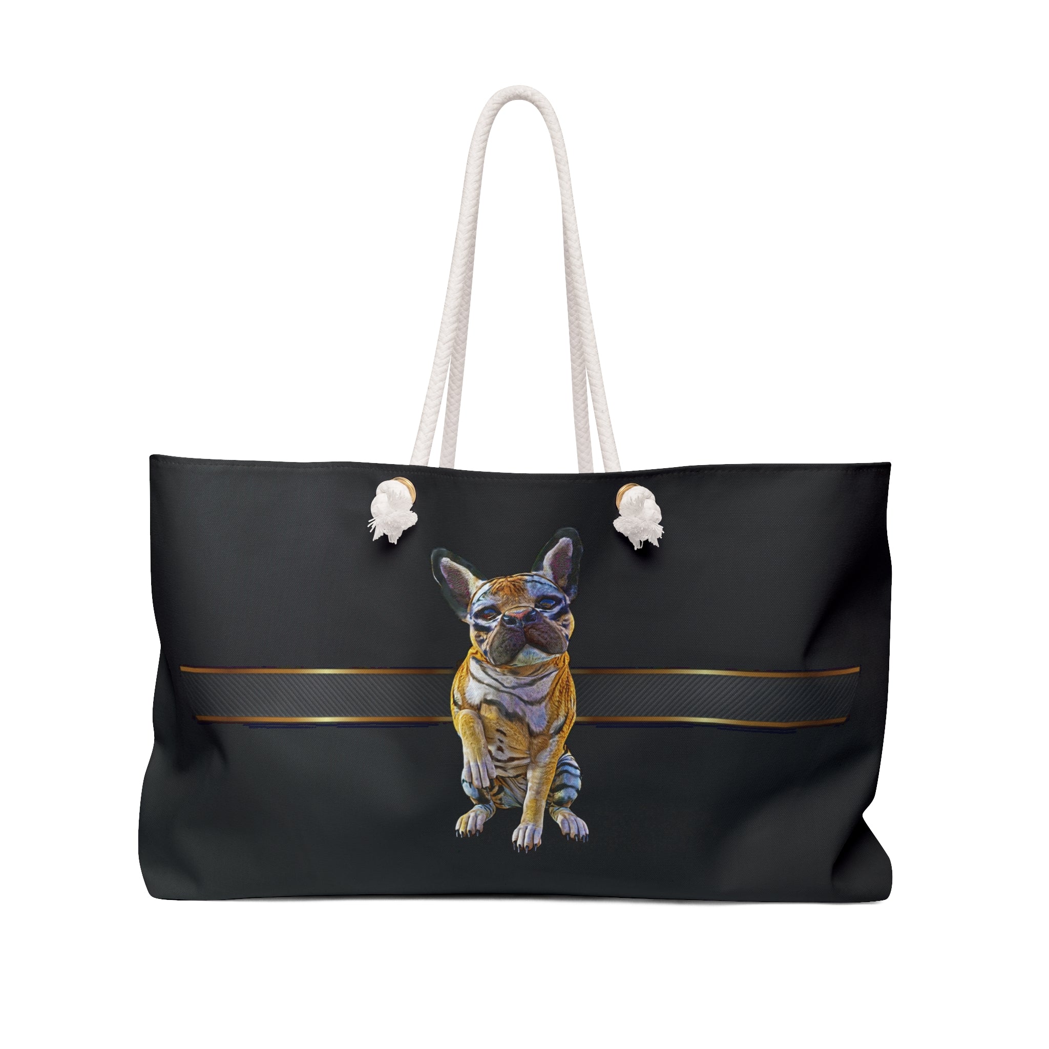 Tiger Frenchie (French Bulldog) PAWSHAKE 01 ~ Weekender Bag