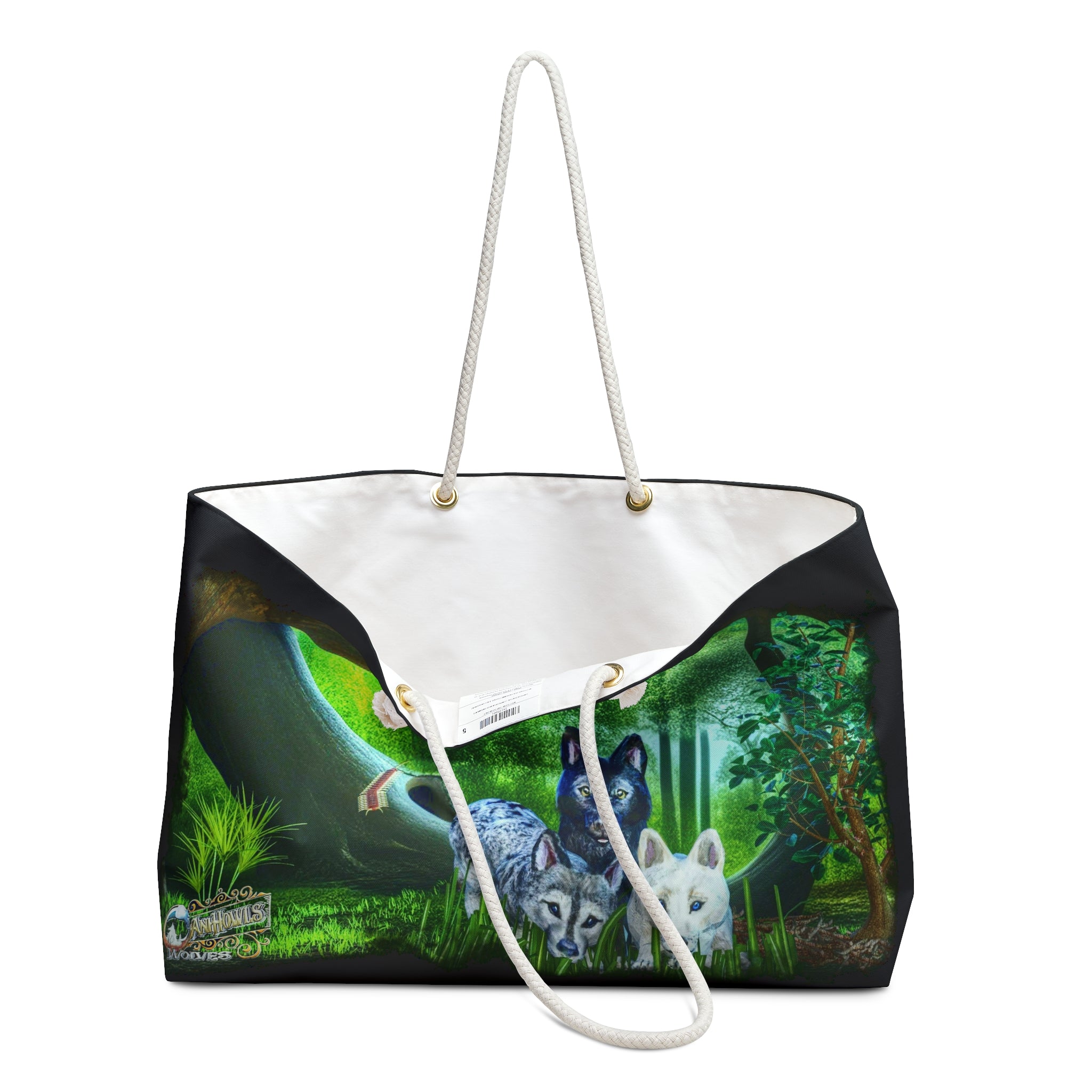 Anihowls™ ~ WOLF PUP TRIO * Limited Edition Weekender Bag