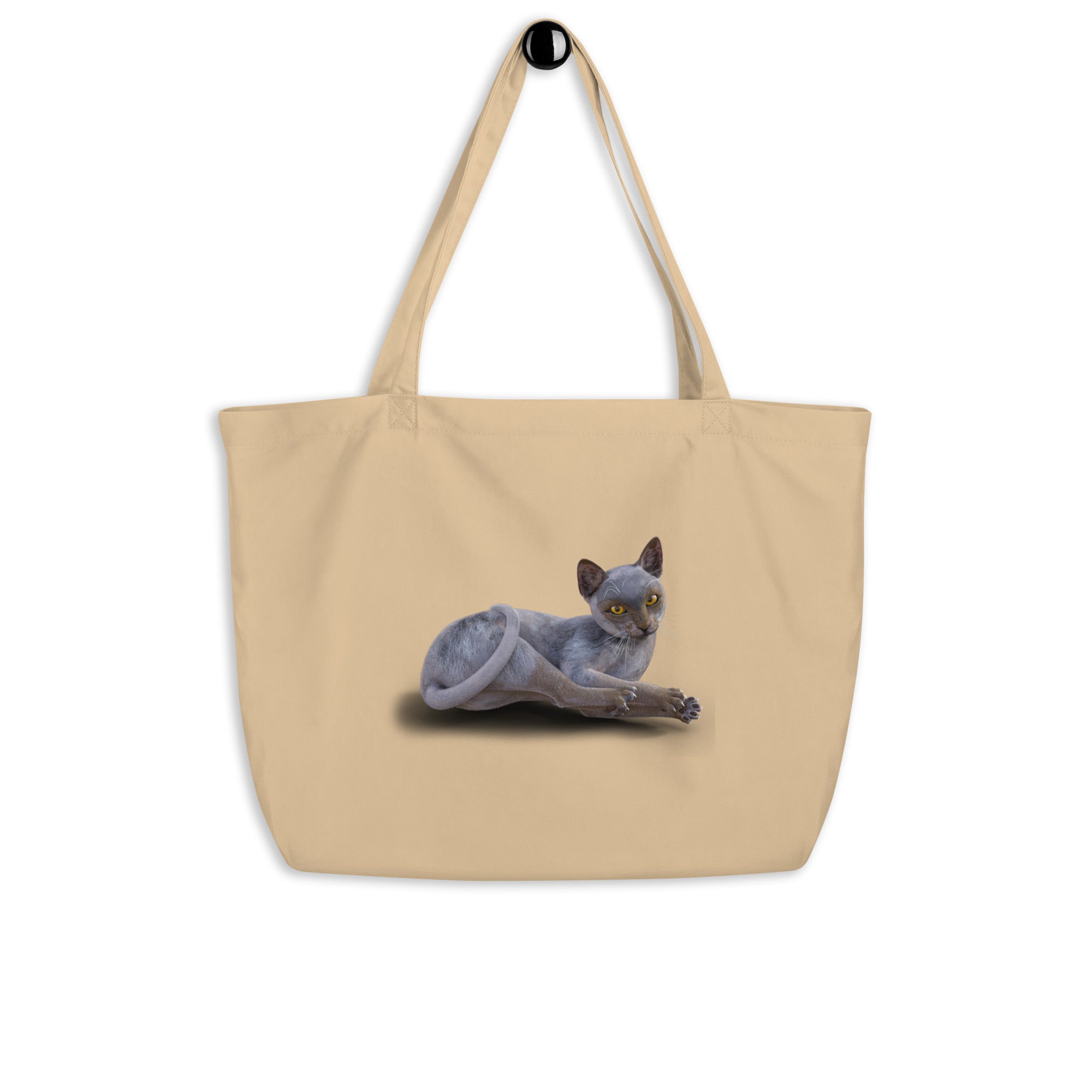 Werewolf Cat LOOKING AT YOU Animal Print TOTE Bag