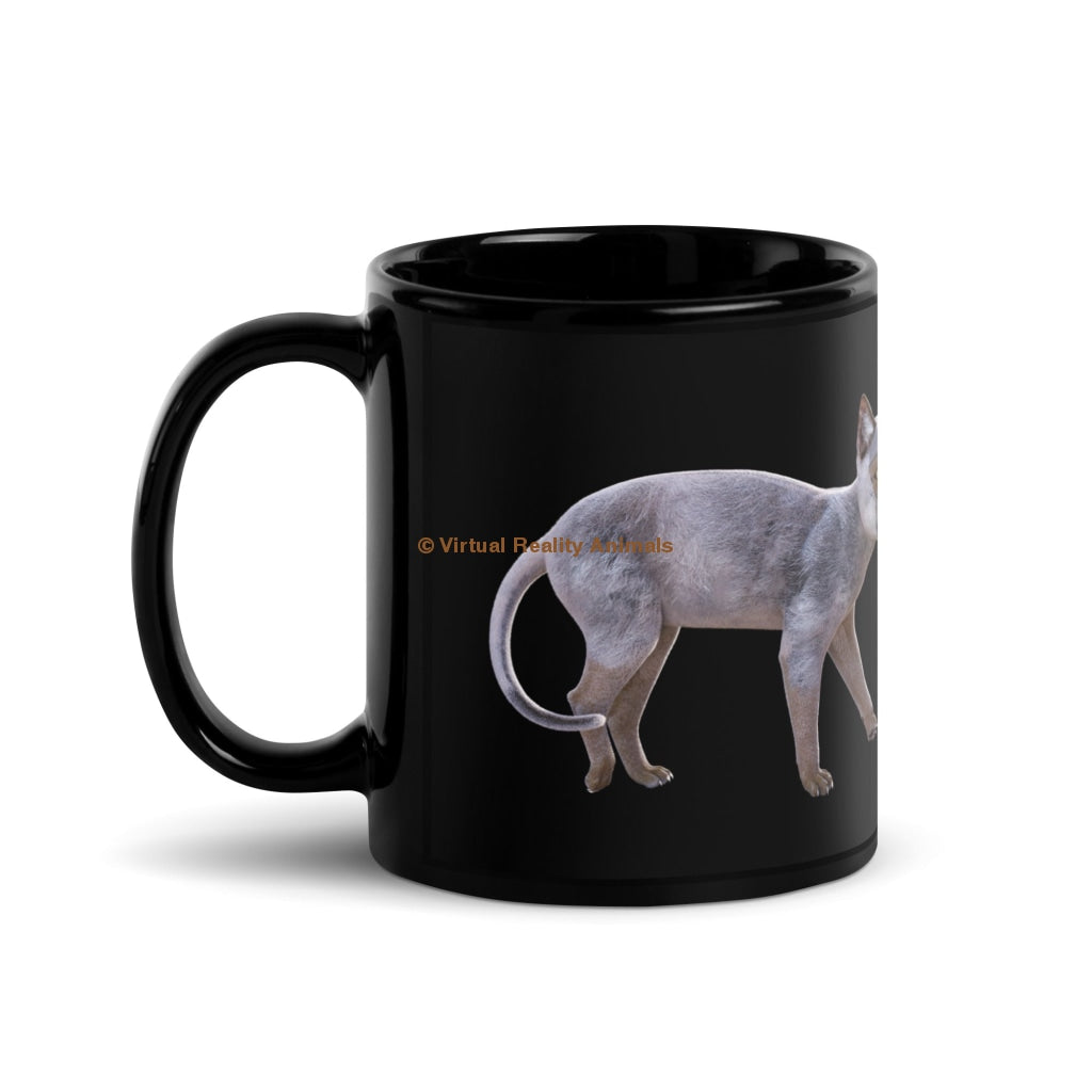 Wolfcat Black Glossy Mug